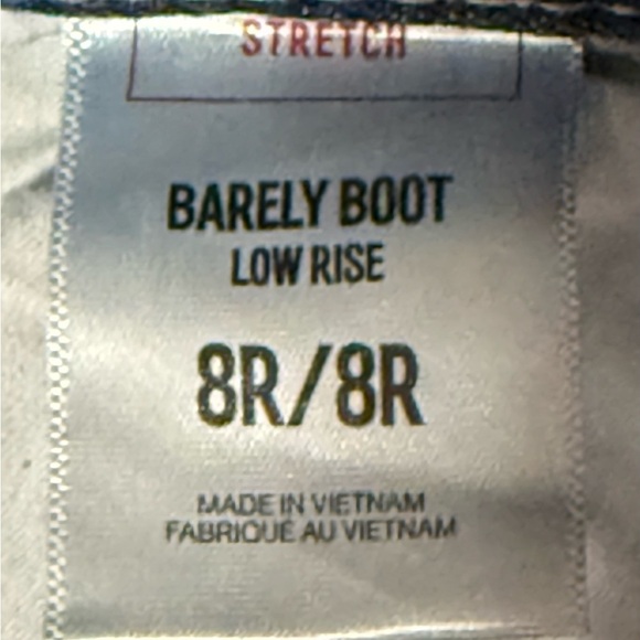 Express Barely Boot Low Rise Stretch Jeans Women’s Size 8R Medium Wash EUC - Picture 2 of 5